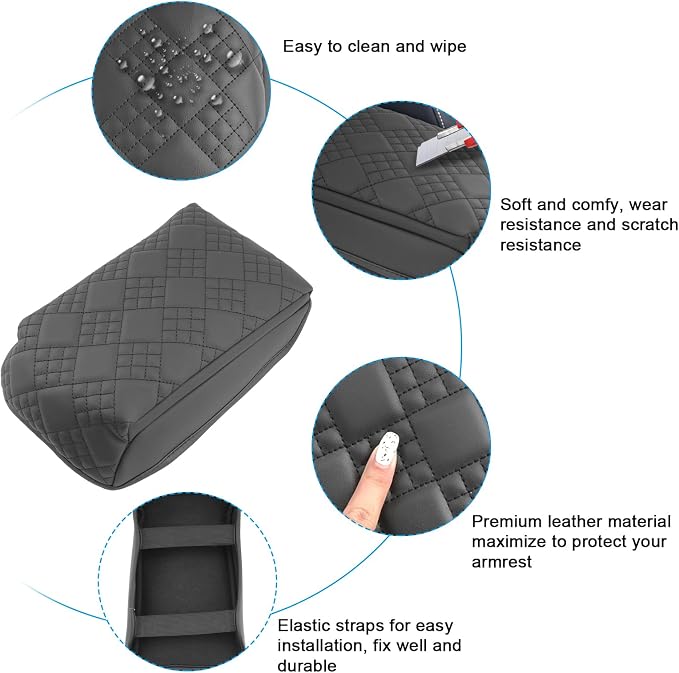 SXCY for 2025 VW Tiguan Armrest Cover Pad for 2025 Volkswagen Tiguan - Image 5