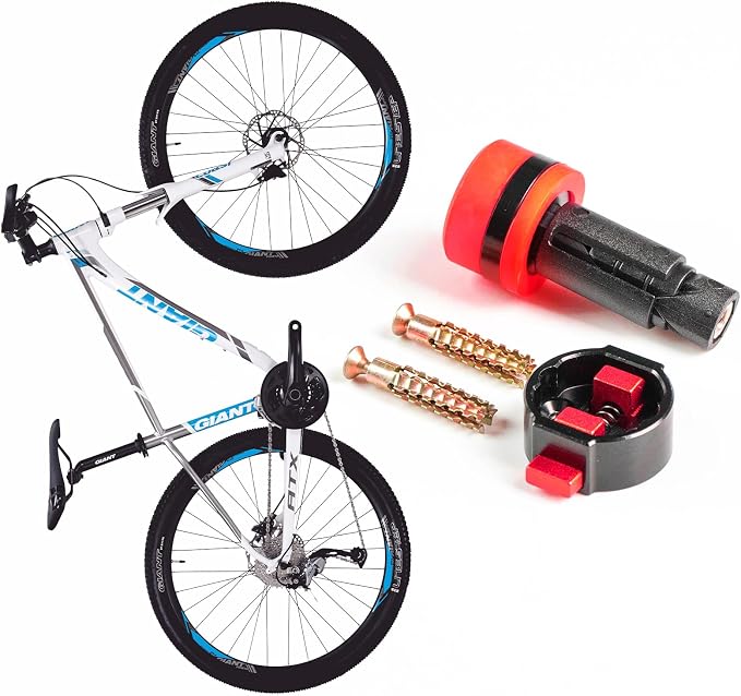 Mountain Bike Handlebar Wall Mount, Space-Saving & Easy Installation, Sturdy by Unknown