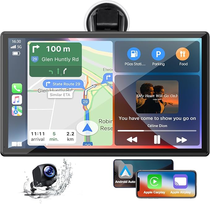 9-Inch Wireless Car Stereo by LAMTTO-Focusonyourdrivingexperience