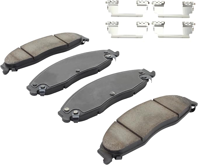 Premium Ceramic Front Brake Pads Compatible - Image 2