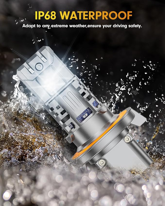 FAHREN Latest & Brightest H13/9008 LED Bulbs, 10X Brighter 60, 000LM Ultra - Image 7