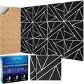 8 Pack 2-Layer Soundproof Wall Panels, 1.2lb/ft* High Density, Thicker 0.43 in by Staytunedforournewproduct