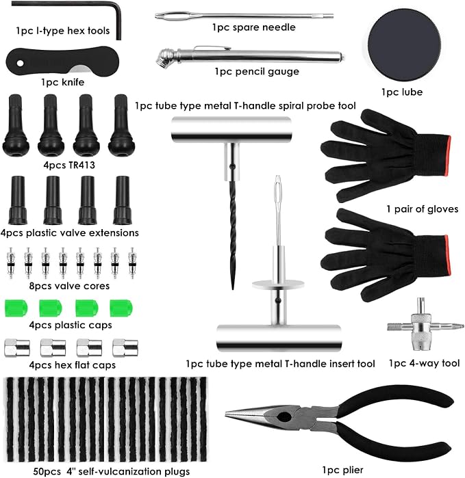 Tire Repair Kit, Motorcycle - Image 2