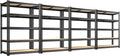 REIBII 2020LBS Storage Shelves 5 Tier Garage Shelving Heavy Duty Adjustable by REIBII
