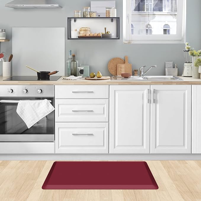KitchenClouds Kitchen Mat Cushioned Anti Fatigue Rug 17.3"x28" Waterproof Non - Image 7