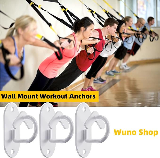 Resistance Band Wall Anchors System, Wall Mount Workout Anchors - Image 5