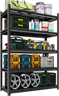 Metal Garage Shelving Unit, Heavy Duty 5-Tier Adjustable Storage Rack, Steel by Notmise