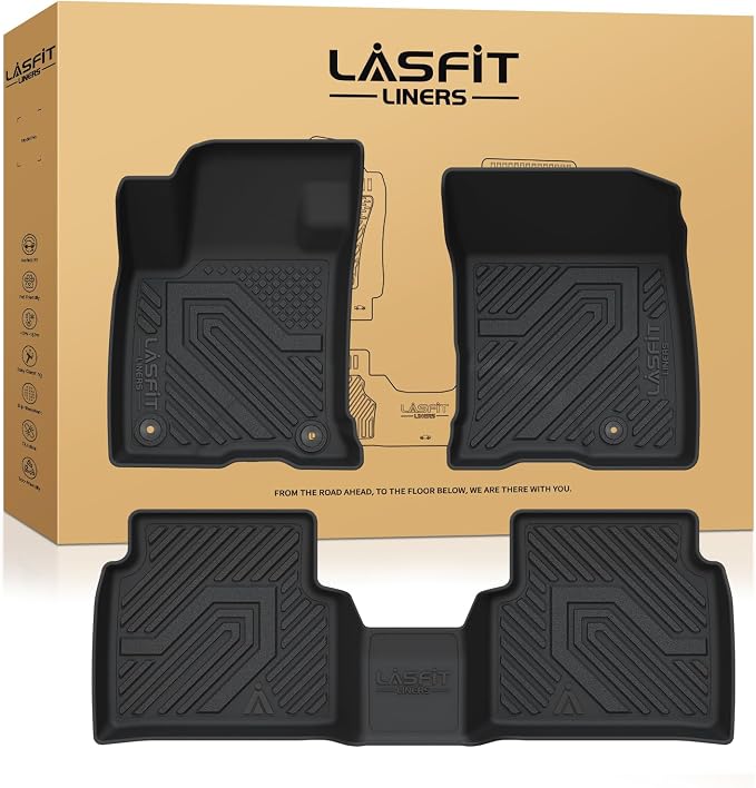 LASFIT Floor Mats for Lincoln Corsair 2020-2025 All Weather Floor Liner for by LASFIT