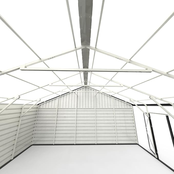 23 x 22 Metal Shed, Metal Garage Building - Image 6