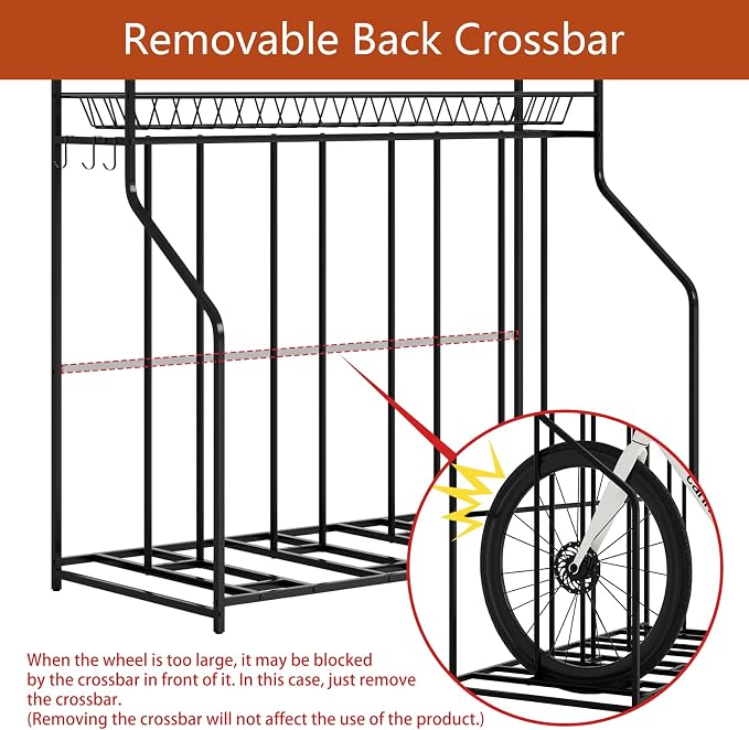 4 Bike Stand, Bike Rack Garage - Image 4