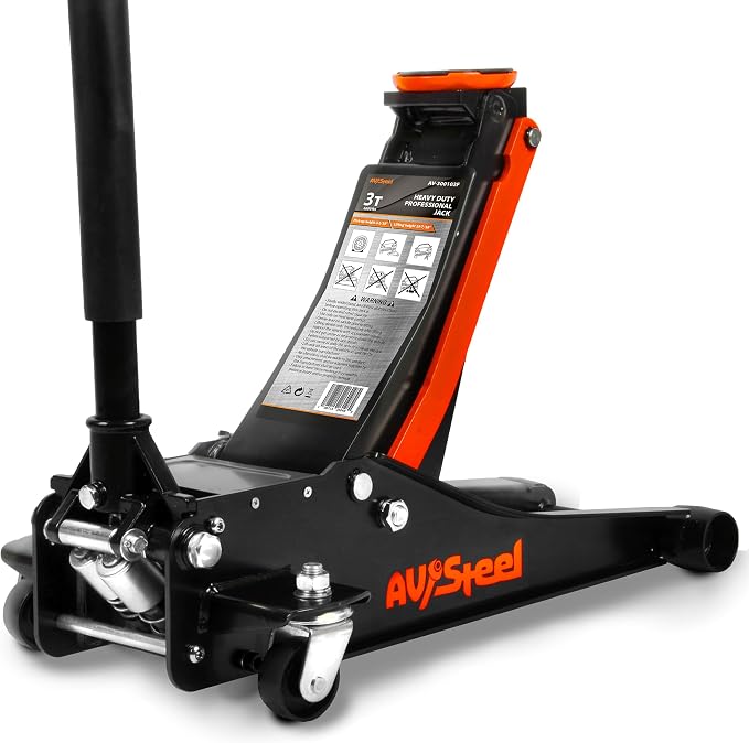 Low Profile Floor Jack 3 Ton, Heavy Duty Hydraulic Jack by AVSteel