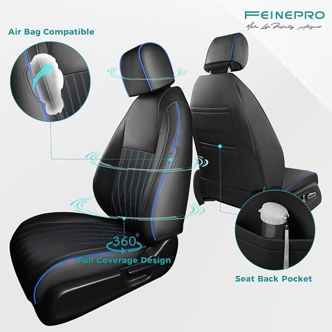Seat Covers for Honda Civic Sedan EX-L, Sport 2016 2017 2018 2019 2020 2021 - Image 3