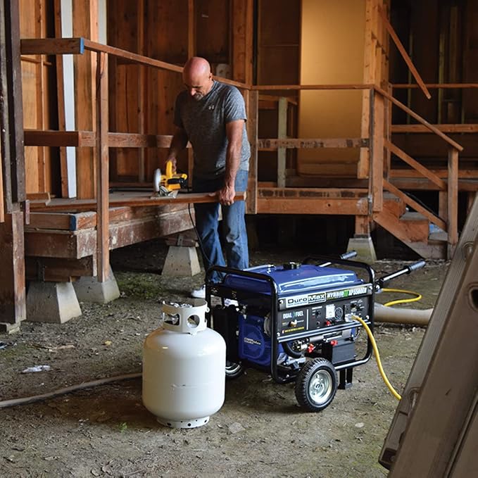 DuroMax XP5500EH 5, 500-Watt Dual Fuel Portable Generator - Image 7