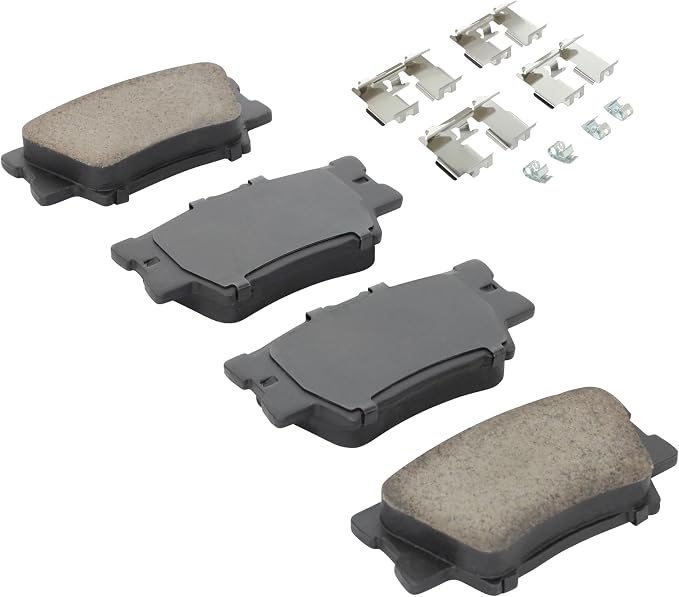 Premium Ceramic Rear Brake Pads Compatible - Image 2