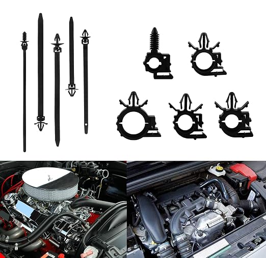 150pcs Wire Loom Clips Car Automotive Harness Routing Clips Assortment Kits - Image 6
