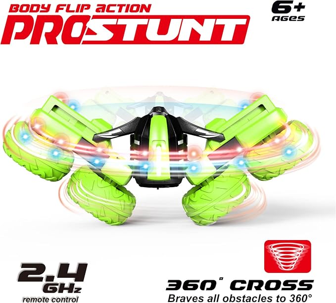Threeking RC Stunt Car Remote Control Cars - Image 2