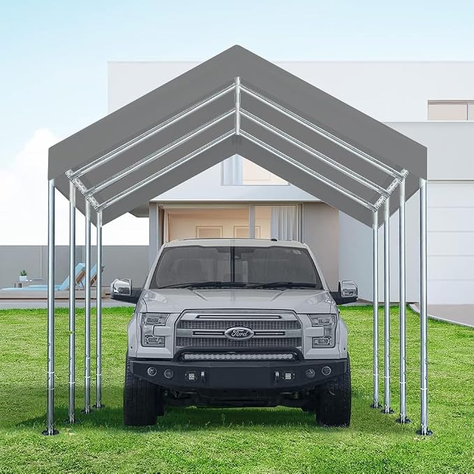 12'x20' Upgraded Carport Replacement Top Canopy Cover - Image 7