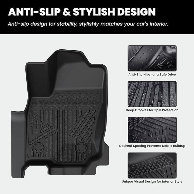 LASFIT Floor Mats for Toyota 4Runner 2025-2026 wtih Trunk mat&backrest mat - Image 3