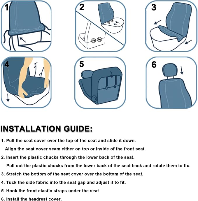 GIANT PANDA Front Car Seat Cover - Image 8