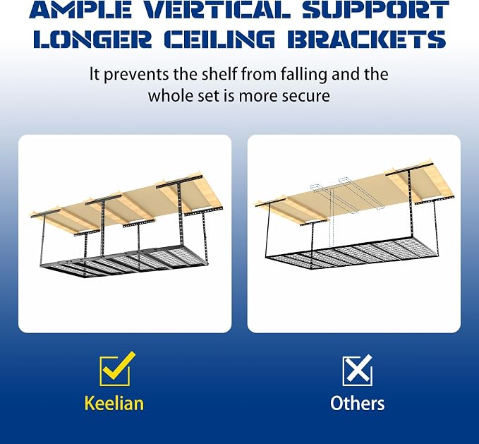 4x8 Overhead Garage Storage Rack - Image 7