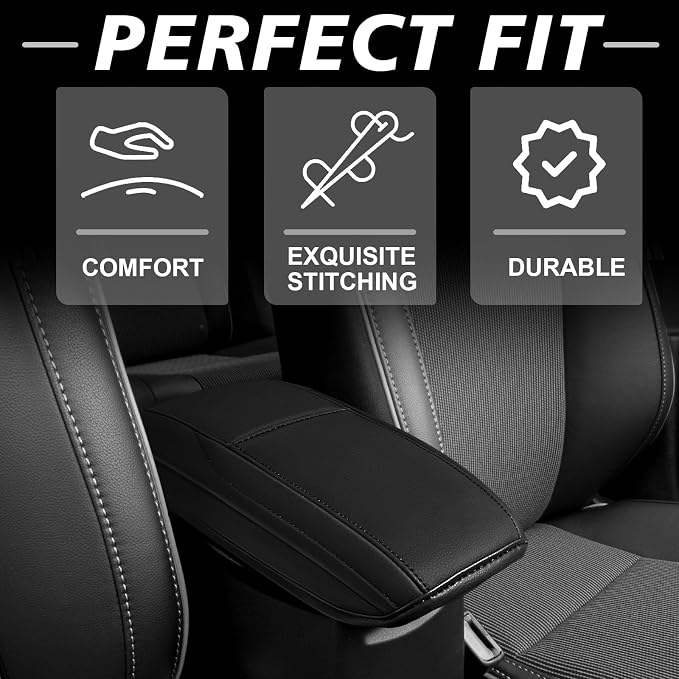 Muslogy Center Console Armrest Cover Compatible - Image 5