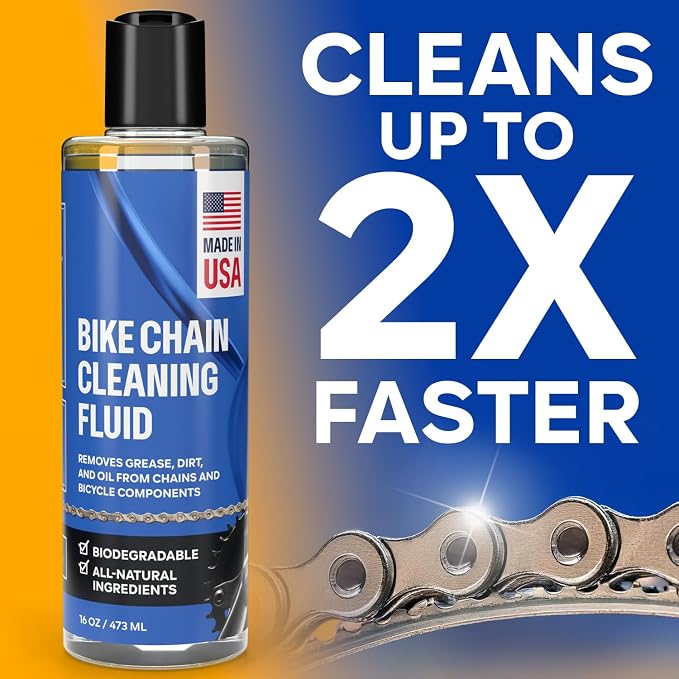 Bicycle Chain & Component Cleaning Fluid - 16oz Chain Degreaser Works in - Image 2
