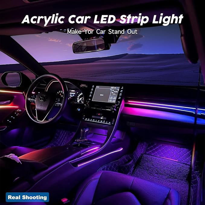 Interior Car LED Lights, RGB Dream Color Acrylic LED Lights - Image 6