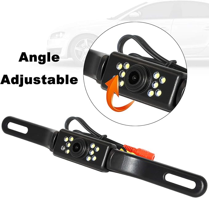Backup Camera and Monitor Kit, 4.3" Car Vehicle Rearview Mirror Monitor - Image 5