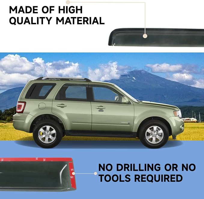 Window Visor Rain Guard Compatible - Image 5