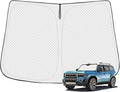 Windshield Sun Shade for 2024-2025 2026 Toyota Land Cruiser Prado 250 by Canvcle