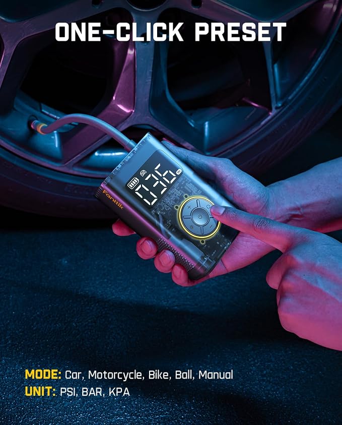 Fanttik X9 Pro Portable Tire Inflator - Image 7