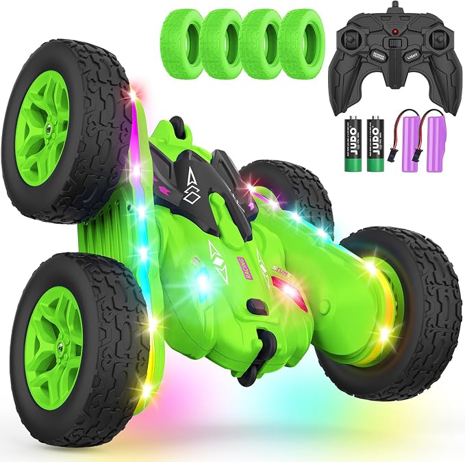 Remote Control Car, Rc Cars Stunt RC Car Toys Upgraded Strip Lights and by Terucle