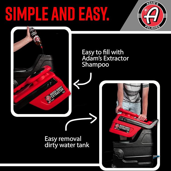Adam's Polishes Heated Carpet Extractor - Image 7