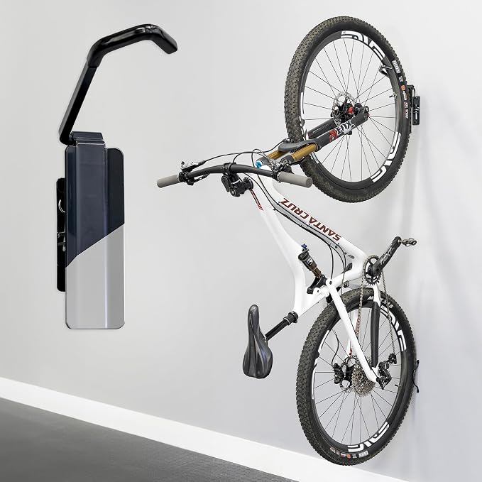 StoreYourBoard Bike Swivel Rack – Wall Mounted Garage Bike Storage, Vertical by StoreYourBoard