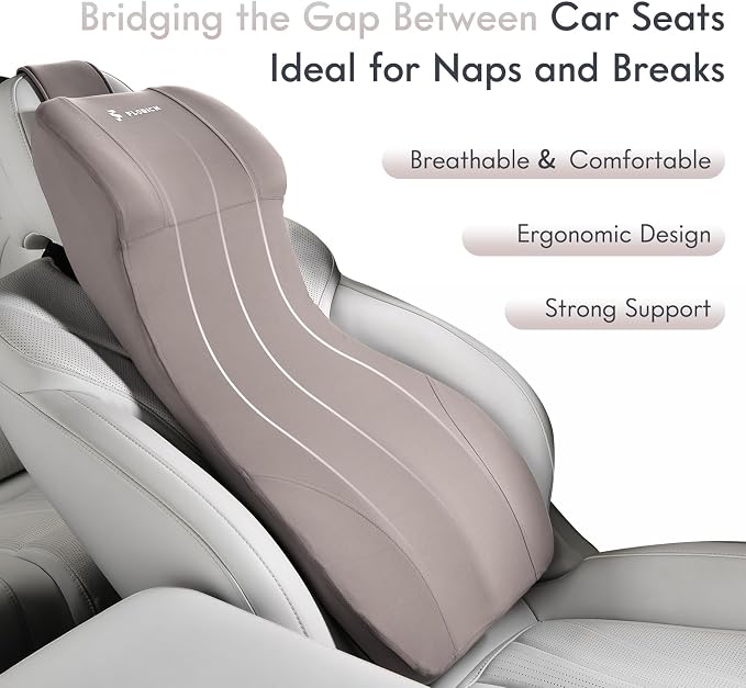 FLORICH Lumbar Support Pillow and Car Neck Pillow Memory Foam Integrated Lumbar - Image 4