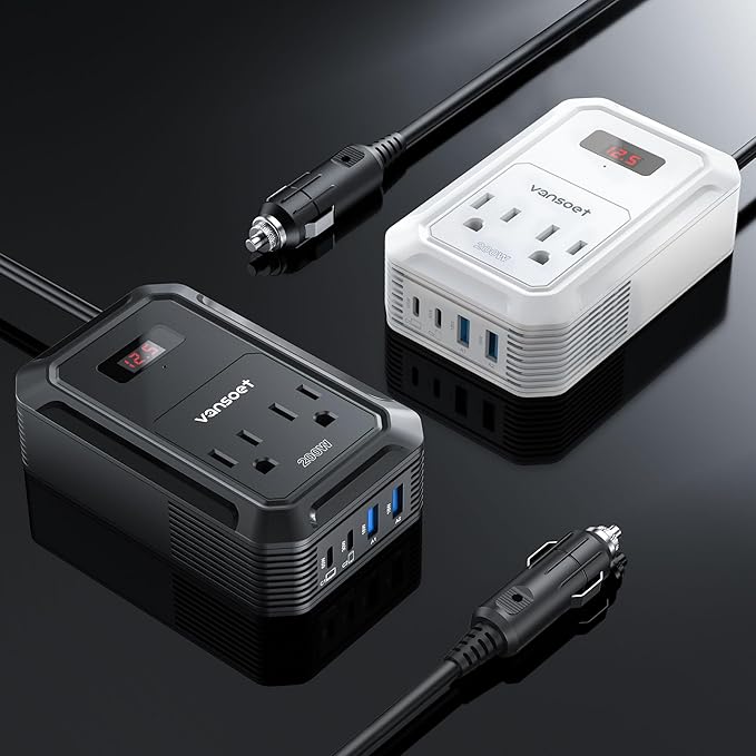 200W Car Power Inverter DC 12V to 110V AC Inverter - Image 2