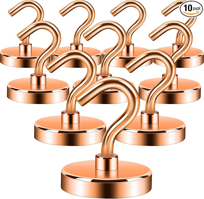 Neosmuk Magnetic Hooks, Cruise Ship Essentials, 100lb+ Heavy Duty Magnetic Hooks by Neosmuk