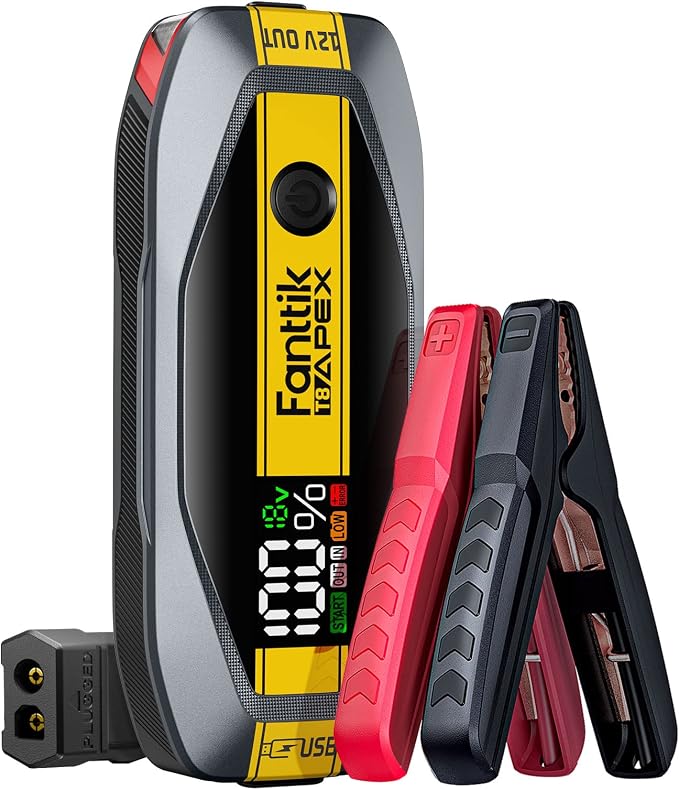 FANTTIK T8 APEX 2000 Amp Jump Starter, 65W Two-Way Fast Charging, by FANTTIK%C2%AE