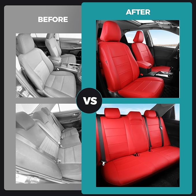 for Toyota Camry Seat Covers L LE XLE 2012 2013 2014 2015 2016 2017 - Image 7