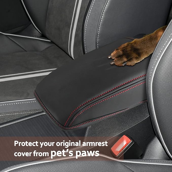 SKTU for 2013-2019 Volkswagen VW Golf 7 MK7 MK7.5 Central Console Armrest Rest - Image 4