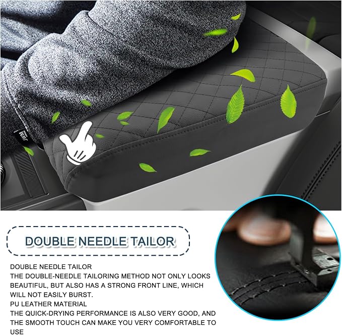 Ruiya Hummer EV Armrest Cover, for Hummer EV Accessories Center Console Cover - Image 7