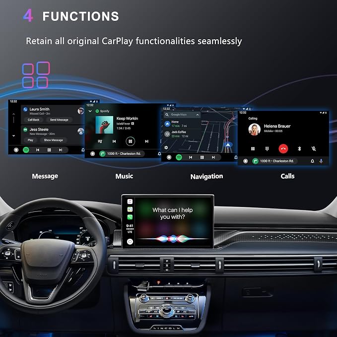 Wireless CarPlay Adapter for Apple CarPlay，Convert Wired to Wireless iPhone - Image 7