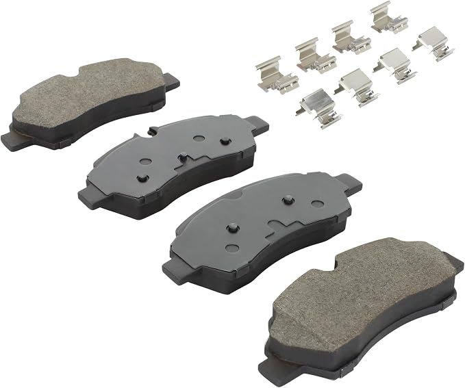 Premium Semi-Metallic Rear Brake Pads Compatible - Image 2