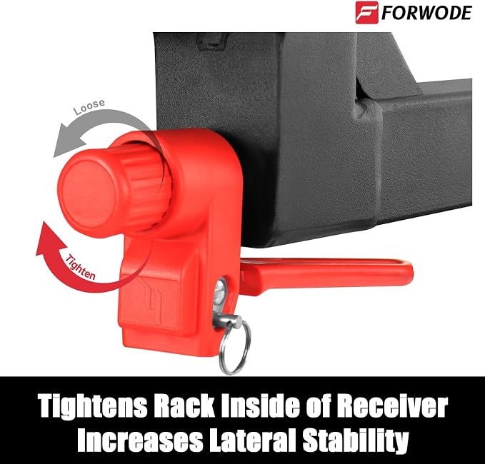 FORWODE Hitch Mount Bike Rack Fits 2 X 80 lbs Bicycle, Platform Bike Rack - Image 4