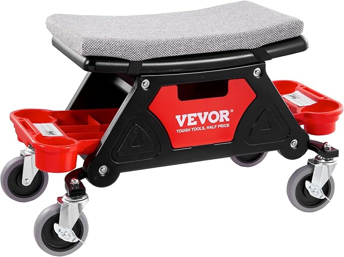 VEVOR Mechanic Stool 300 LBS Capacity Garage Stool Gift - Image 10