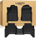 LASFIT Floor Mats for Ford Ranger 2025 2024 SuperCrew Cab All Weather Truck by LASFIT