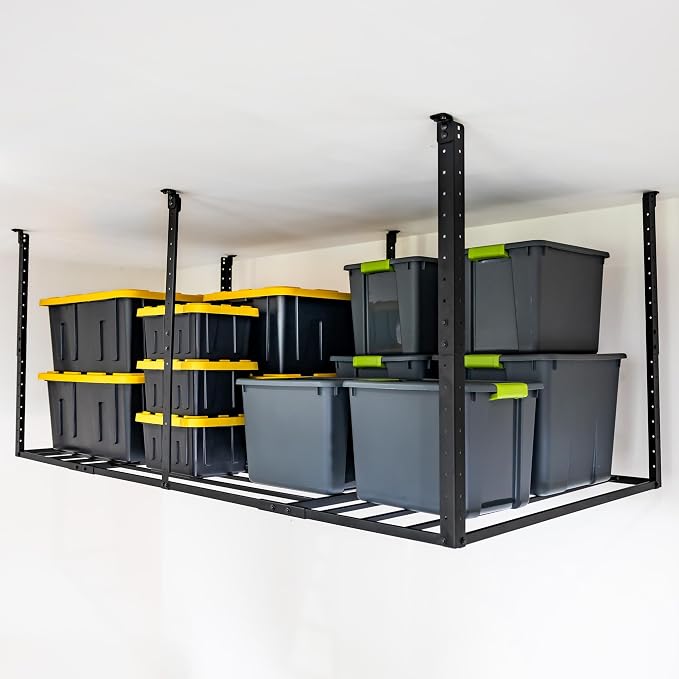 StoreYourBoard 4 x 8 Overhead Garage Storage Rack, Ceiling Shelf Overhead by StoreYourBoard