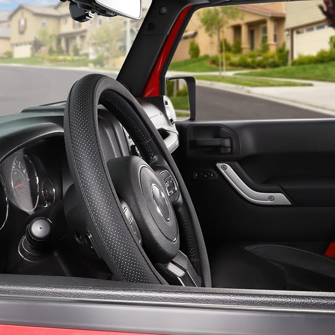 SEG Direct Car Steering Wheel Cover - Image 6