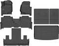 GINOWY-Floor Mats & Cargo Mat for Ford Expedition MAX 2021-2025 Bucket Seat 7 by GINOWY
