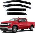 KPY Window Visor for 2019-2024 GMC Sierra Extended Cab & Chevrolet Silverado by KPYBizConnect